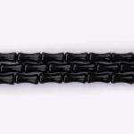 Onyx Natural Stone 5×12mm Hourglass Polished