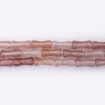 Cherry Quartz Natural Stone 5×12mm Hourglass Polished