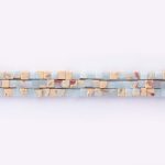 Blue Imperial Jasper Natural Stone 3mm Cube Polished