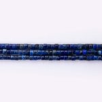 Lapis Lazuli Natural Stone 2×3mm Cylinder Polished