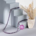 Amethyst Natural Stone 2×3mm Cylinder Polished - Image 2