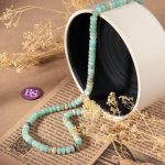 Amazonite Natural Stone 4×6mm Lentil Polished - Image 2