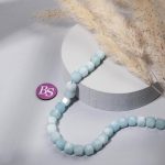 Blue Aventurine Natural Stone 8mm Cube Sparkling Faceted - Image 2