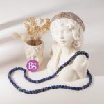 Lapis Lazuli Natural Stone 4mm Cube Faceted - Image 2