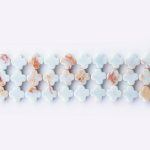 Blue Imperial Jasper Natural Stone 8mm Van Cleef Polished