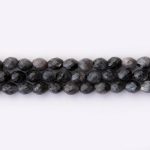 Larvikite Natural Stone 5×6mm Oval Sparkling Faceted