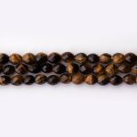Tiger Eye Natural Stone 5×6mm Oval Sparkling Faceted