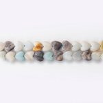 Multicolor Amazonite Natural Stone 8mm Heart Sparkling Faceted