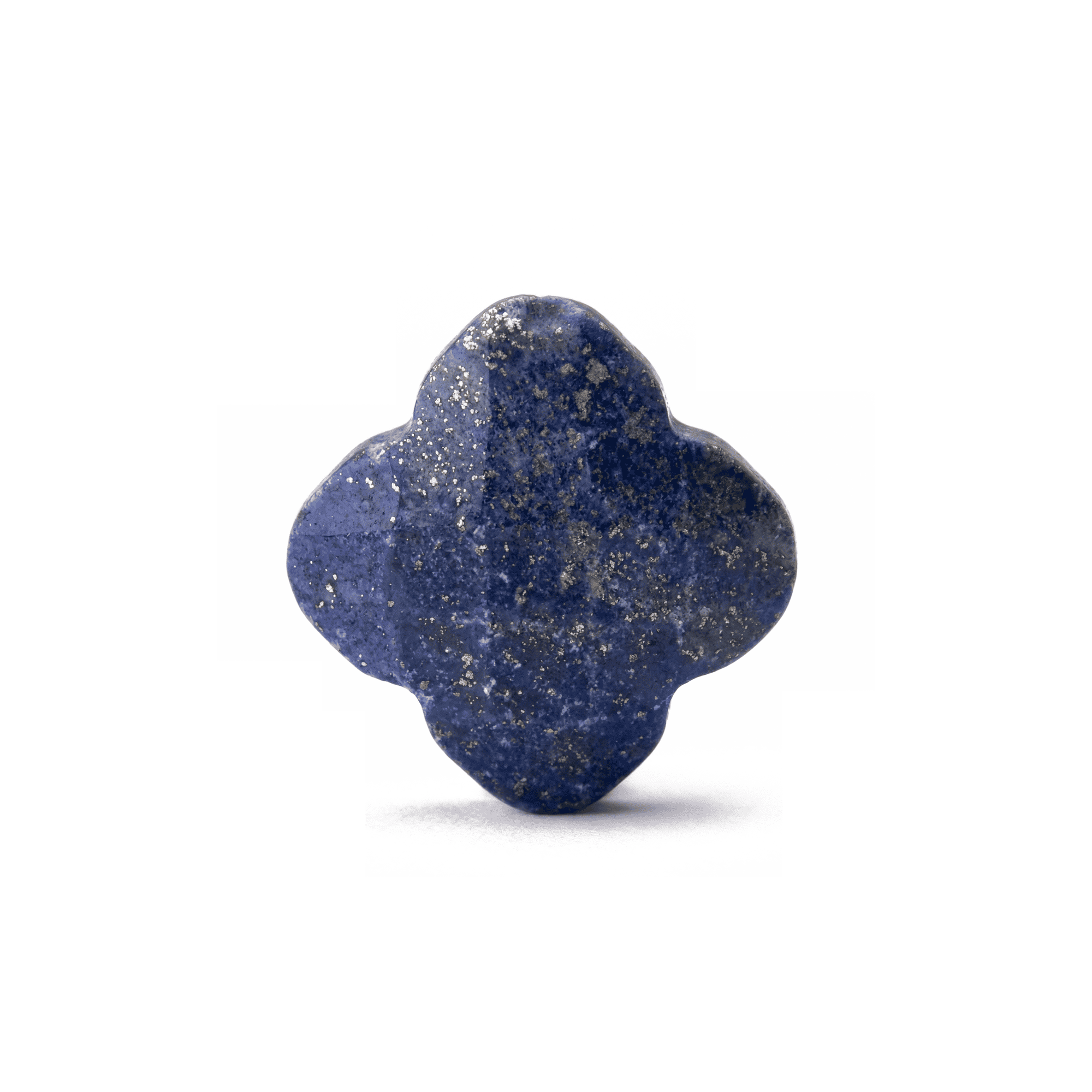 02295 LQ Lapis Lazuli Natural Stone 13mm Van Cleef Sparkling Faceted Single Piece - Image 1