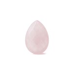 Rose Quartz Natural Stone 14×18mm Teardrop Sparkling Faceted Single Piece
