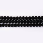 Onyx Natural Stone 6mm Heart Polished