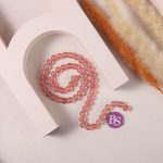 Cherry Quartz Natural Stone 6mm Round Polished - Image 2