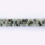Prehnite Natural Stone 3×4mm Lentil Sparkling Faceted