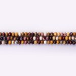 Mookaite Jasper Natural Stone 3×4mm Lentil Sparkling Faceted
