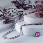 Amethyst Natural Stone 5×13mm Hourglass Polished - Image 2
