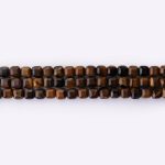 Tiger Eye Natural Stone 5mm Cube Sparkling Faceted