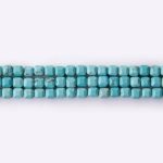Turquoise Tibetan Stone 5mm Cube Sparkling Faceted