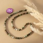 Rhyolite Jasper Natural Stone 4mm Round Sparkling Faceted - Image 2