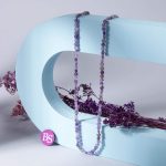 Amethyst Natural Stone 4mm Lentil Faceted - Image 2