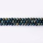Azurite Natural Stone 4mm Round Sparkling Faceted