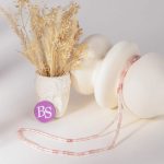 Cherry Quartz Natural Stone 2×4mm Cylinder Polished - Image 2