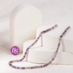 Amethyst Natural Stone 2×5mm Lentil Polished - Image 2