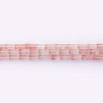 Cherry Quartz Natural Stone 2×4mm Cuboid Polished
