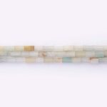 Multicolor Amazonite Natural Stone 2×4mm Cuboid Polished