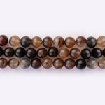 Brown Agate Natural Stone 8mm Round Polished
