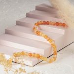 Orange Agate Natural Stone 6mm Round Polished - Image 2