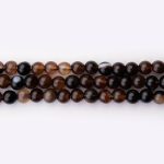 Brown Agate Natural Stone 6mm Round Polished