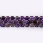 Amethyst Natural Stone 6×8mm Oval Polished