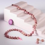 Pink Tourmaline Natural Stone 8mm Van Cleef Polished - Image 2