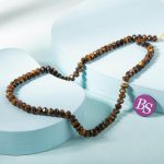 Tiger Eye Natural Stone 4×6mm Lentil Sparkling Faceted - Image 2
