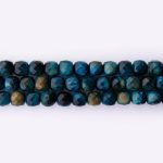 Blue Tiger Eye Dyed Stone 7mm Cube Sparkling Faceted