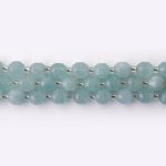 Blue Aventurine Natural Stone 7×8mm Hexagonal Sparkling Faceted