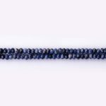 Sodalite Natural Stone 3×4mm Lentil Faceted