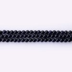Navy Blue Goldstone Natural Stone 4mm Round Polished