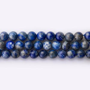 Lapis Lazuli Natural Stone 8mm Round Polished