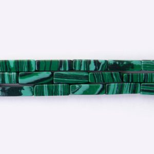 Malachite Natural Stone 4×13mm Cuboid Polished