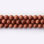 Goldstone Natural Stone 8mm Round Polished