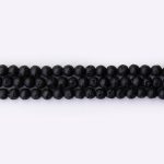 Lava Natural Stone 5mm Round Rough Pitted
