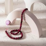 Purple Tiger Eye Dyed Stone 6mm Round Polished - Image 2