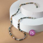 Fancy Jasper Natural Stone 4mm Round Faceted - Image 2