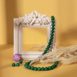 Malachite Natural Stone 8mm Round Polished - Image 2