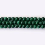 Malachite Natural Stone 6mm Round Polished