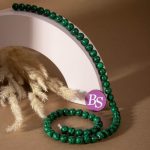Malachite Natural Stone 6mm Round Polished - Image 2