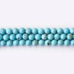 Turquoise Tibetan Stone 6mm Round Polished