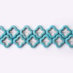 Turquoise Tibetan Stone 20mm Van Cleef Polished