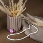 Natural White Shell 4×13mm Cylinder Polished - Image 2